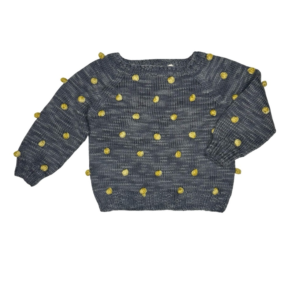 Kalinka‎ Merino Wool Popcorn Sweater
